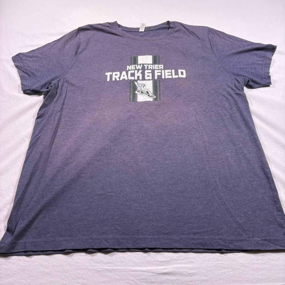 New Trier Track Field Graphic T Shirt 2XL Short Sleeve Athletic Tee